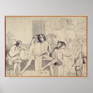 Póster 12ª noche, c.1850