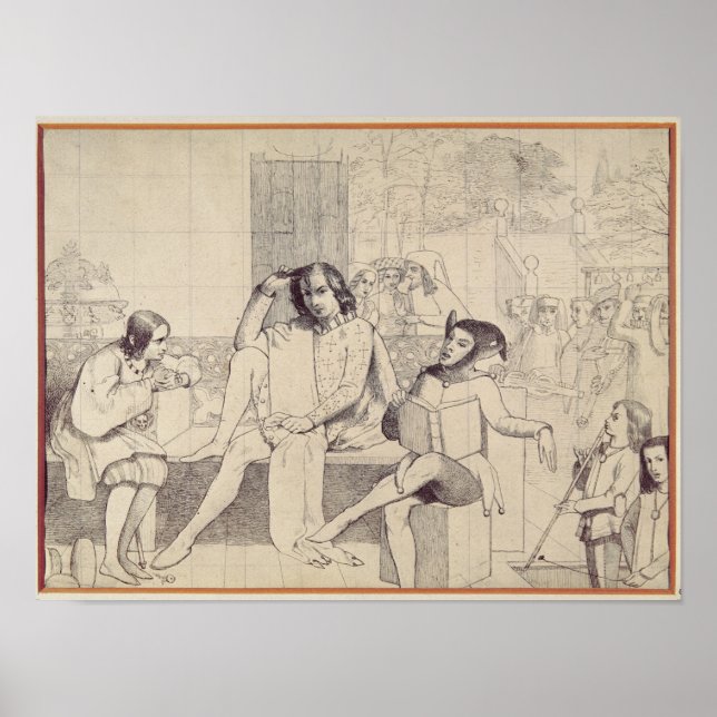 Póster 12ª noche, c.1850 (Frente)