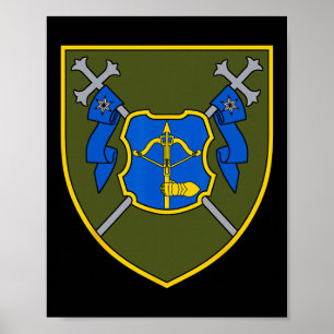 Póster 12º Cuerpo de Ejército (Ucrania) Militar ucraniano