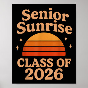 Póster 12º duodécimo grado de la escuela secundaria Senio