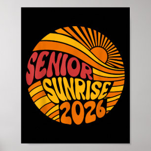 Póster 12º duodécimo grado de la escuela secundaria Senio