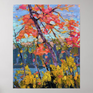 Póster 12000pixel500dpi  Tom Thomson  Twisted Maple  Digi