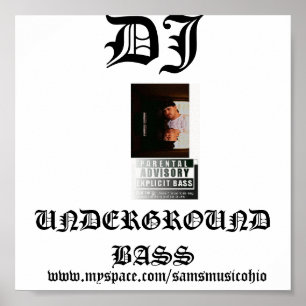 Póster 120262768973228, DJ, UNDERGROUND BASS, www.my...