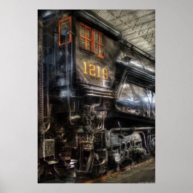 Póster 1218 - Norfolk Western - Clase A - 1218 (Frente)