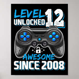 Póster 12 Desbloqueados Impresionantes Videojuegos 2008 1