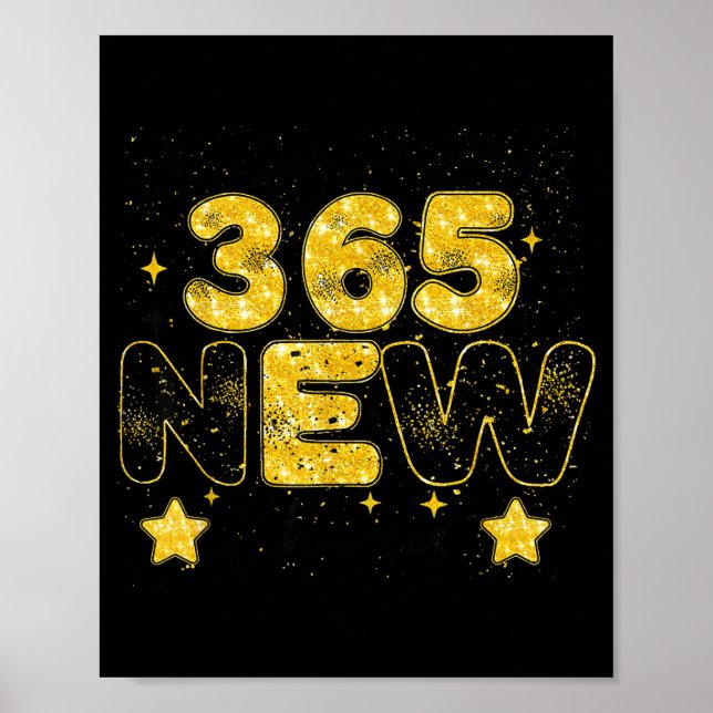 Póster 12 New Chapters 365 New Chances Happy New Year 202 (Frente)