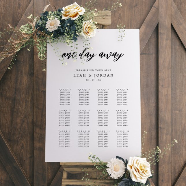 Póster 12 Tablas Tabla de Asientos para Cenas Bodas (Subido por el creador)