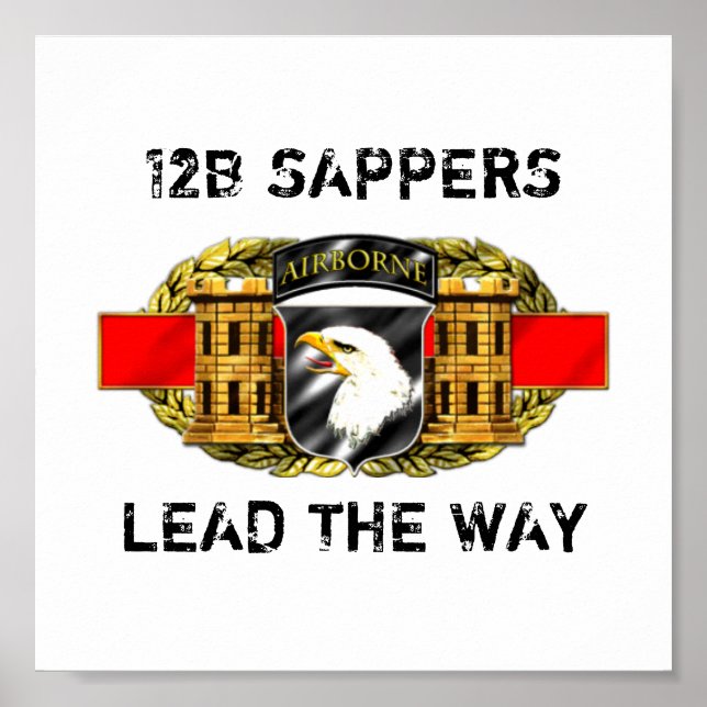 Póster 12B 101ª División Aérea (Frente)