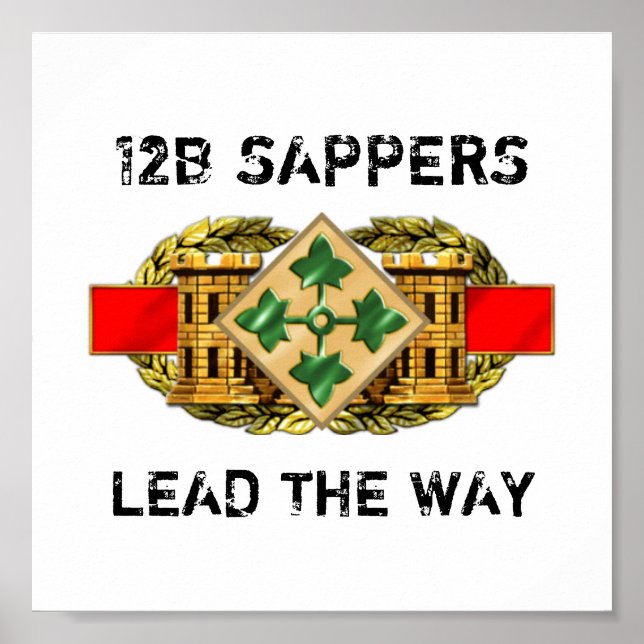 Póster 12B 4ª División de Infantería (Frente)