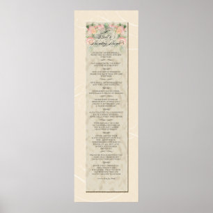 Póster 12x36 para construir un amor duradero - Cream Dama