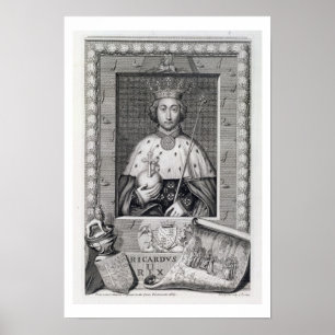 Póster 1367-1400) reyes de Richard II (de Inglaterra