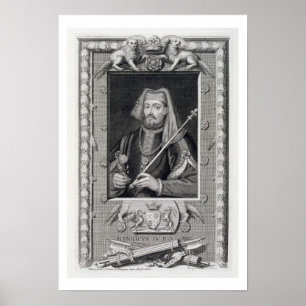 Póster 1367-1413) reyes del Enrique IV (de Inglaterra a