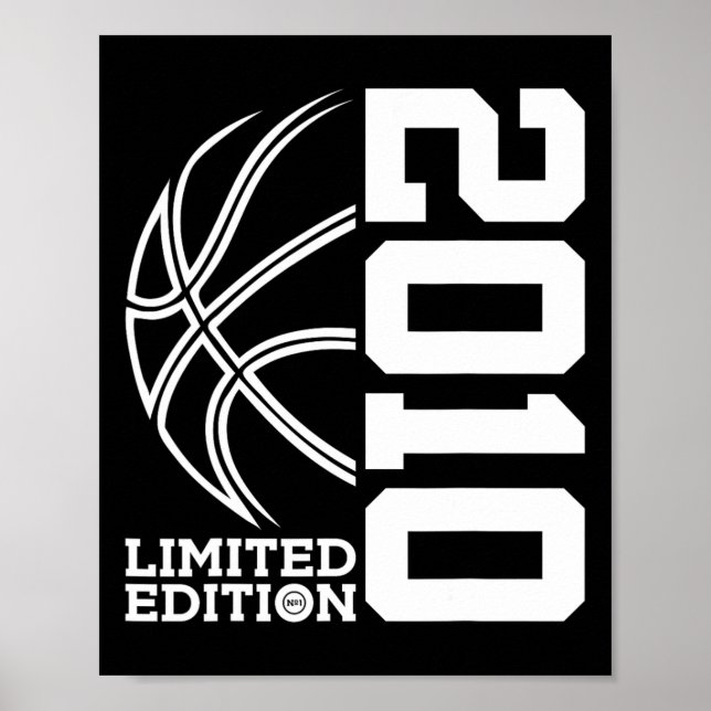 Póster 13.º Birthday Basketball Limited Edition 2010 (Frente)