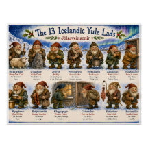 13 duendes islandeses de Yule Navidad reykjavik
