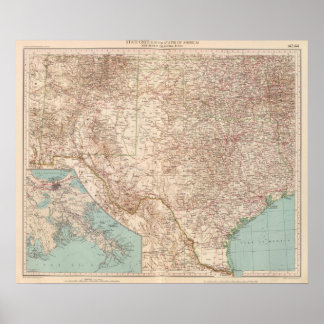 Póster 14344 NM, Okla, Tex