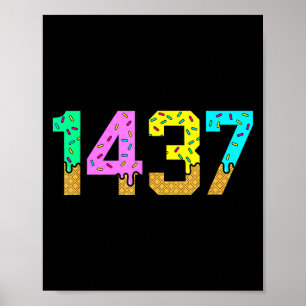 Póster 1437 Te Amo Por Siempre Meme Helado Dulce Valen