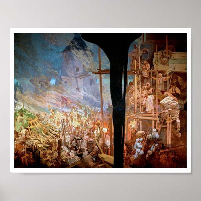 Póster #14 Defensa de Sziget contra los turcos, Mucha (Frente)