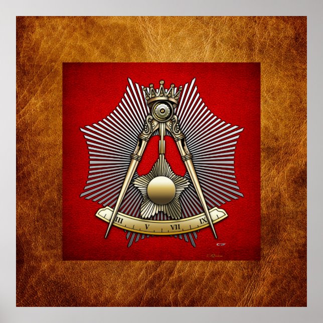 Póster 14° grado: Gran Electo Mason (Frente)