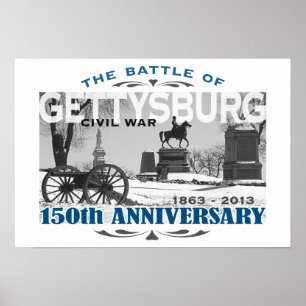 Póster 150 años de la batalla de Gettysburg