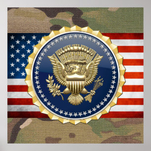 Póster [150] Insignia del Servicio Presidencial [PSB]