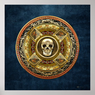 Póster [150] Mictlantecuhtli - Dios azteca de la muerte