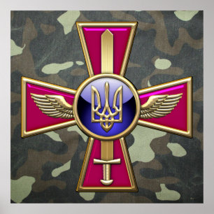 Póster [150] Ukrainian Air Force Emblem