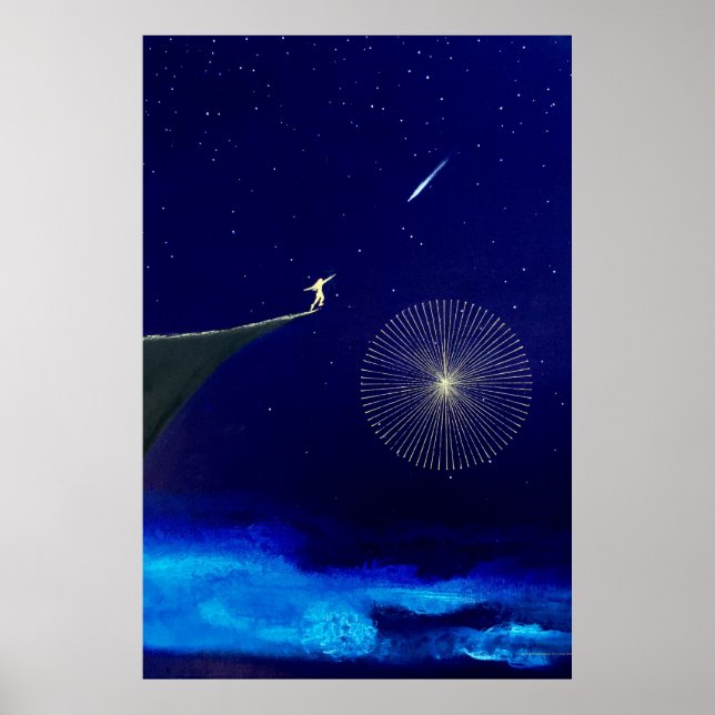 Póster #155. ¿Aprender a volar/ Bluedge? con armonía 72. (Frente)