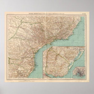 Póster 15758 el Brasil meridional, Uruguay
