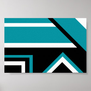 Póster 15 relojes ajustables Fondo en un Poster