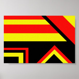 Póster 15 relojes ajustables Fondo en un Poster