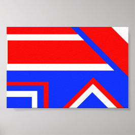 Póster 15 relojes ajustables Fondo en un Poster