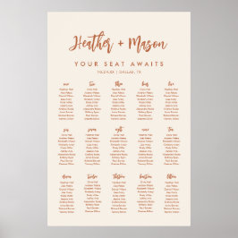 Póster 15 Tablas Boho Su Asiento Espera Espuma De La Tabl