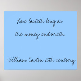Póster 15th Century Wisdom - Love