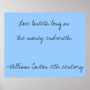 Póster 15th Century Wisdom - Love