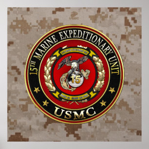 Póster 15th Marine Expeditionary Unit (15th MEU) [3D]