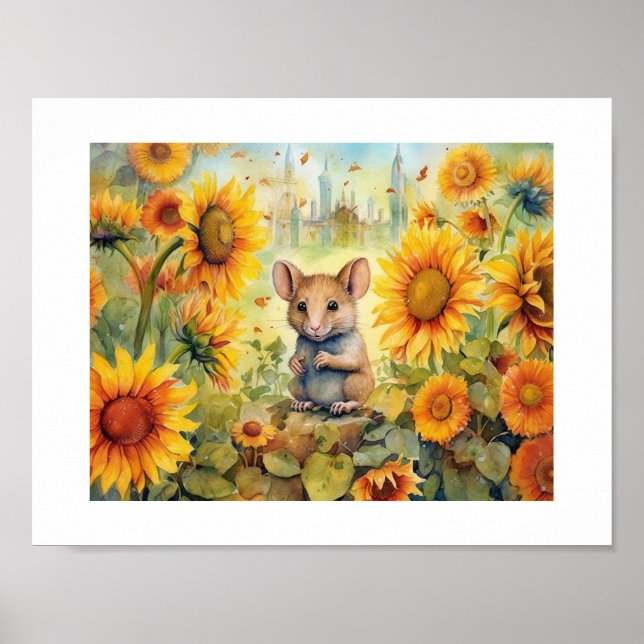 Póster 16 de 17 Sunflower Garden Miceville (Frente)