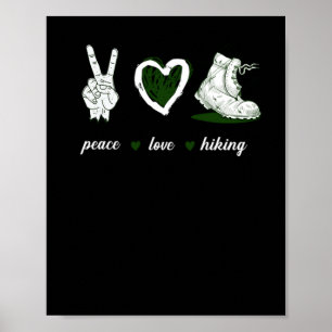 Póster 16. Senderismo por la paz, amor, corazón