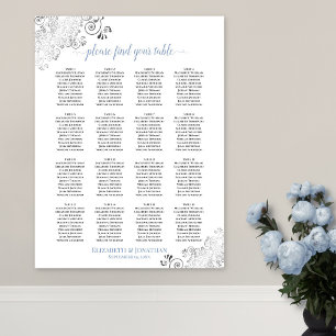Póster 16 Tabla de asientos Bodas de la familia de la tab