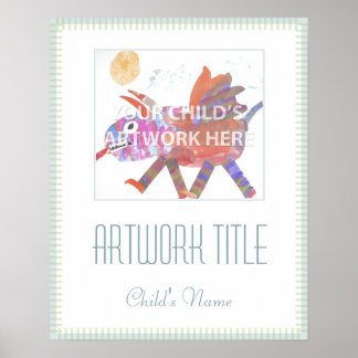 Póster 16"x20" Blue Line Poster $13.50