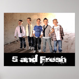 Póster 16" x 12" 5 y Poster de túnel fresco!