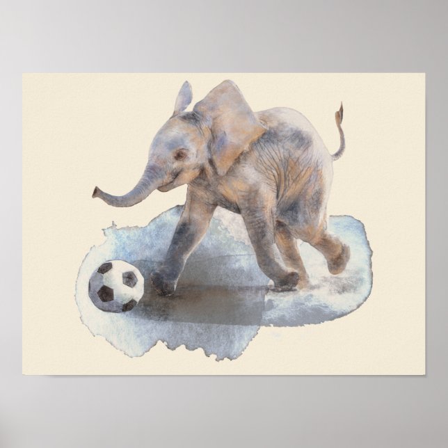 Póster 16" x 12", Papel de Cartel Premium en Lona (Brillo (Frente)