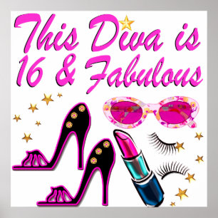 PÓSTER 16 Y FABULOUS DIVA