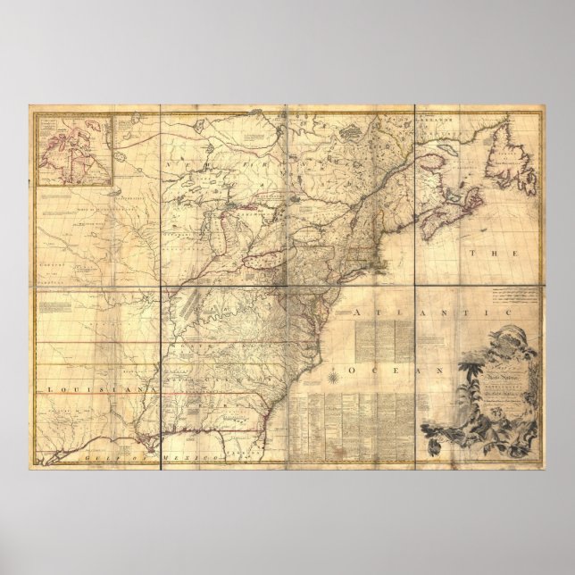 Póster 1757 - Trece Colonias (Frente)