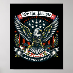 Póster 1776 Vida Libertad Búsqueda De Felicidad 4 De Juli