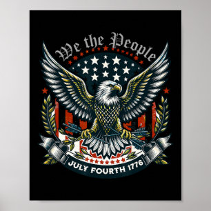 Póster 1776 Vida Libertad Búsqueda De Felicidad 4 De Juli
