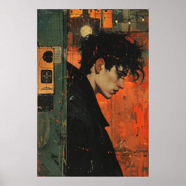 Póster 1783: Una hermosa pintura de Egon Schiele (Frente)