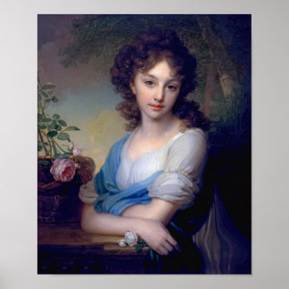 Póster 1799 - Retrato de Elena Alexandrovna Naryshkina