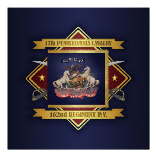 Póster 17.ª Caballería de Pensilvania