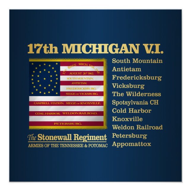 Póster 17.ª Michigan V.I. (BH) (Anverso)