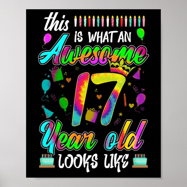 Póster 17 años alucinante parece (Frente)